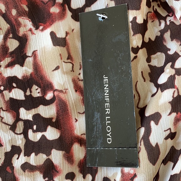 Jennifer Lloyd Blouse/Top Short Sleeve Size S NWT - Picture 7 of 9